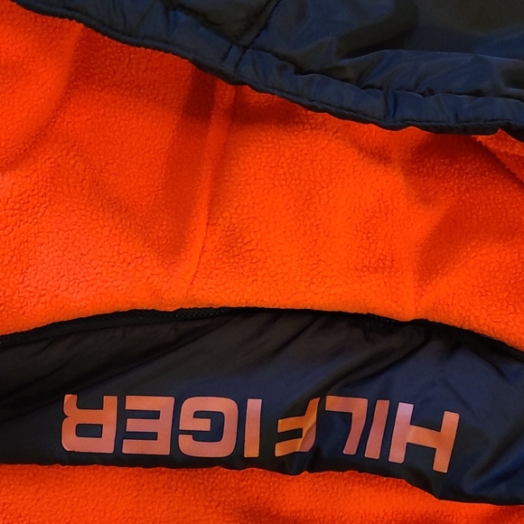 Tommy Hilfiger Boy's Blue & Orange Coat Medium - Picture 7 of 10